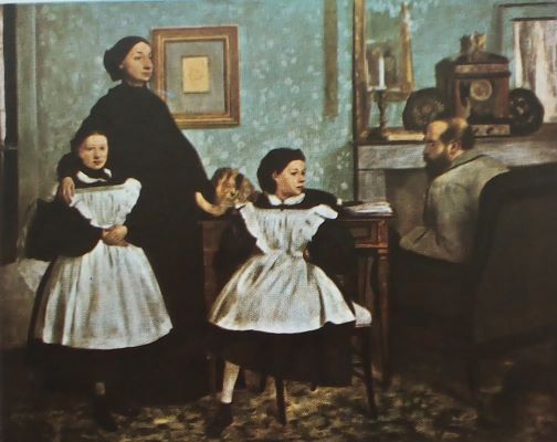 Едгар Дега - семейство Белели - 1860